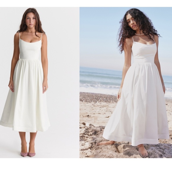 HOUSE OF CB 'Lolita' Ivory Corset Sundress white NWOT size XS - Picture 6 of 16